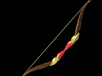 God Weapons Kit Low Poly Low-poly 3D model