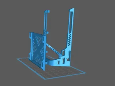 118 Scale Norev X class Truck Bed Rack and Roll Bar 3D print model