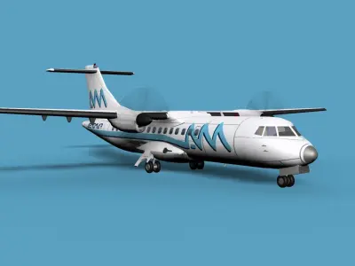 ATR  ATR-42-500 Aero Mar 3D model