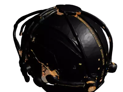 Futuristic Neural Interface Crown 3D model