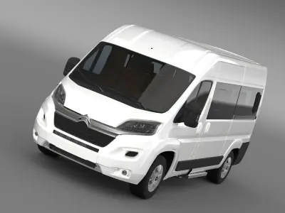 Citroen Jumper Combi L2H2 2017 3D model