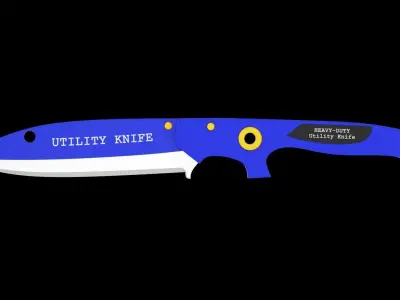 Utility Knife 3D model