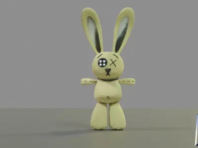 Bunny Toy 3d Model 3D model