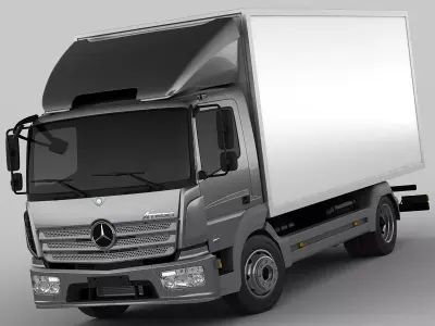 Mercedes Atego 2014 short 3D model