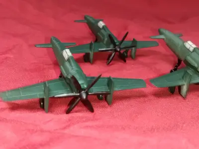 Kyusyu J7W1 Shinden 3D print model 3D print model