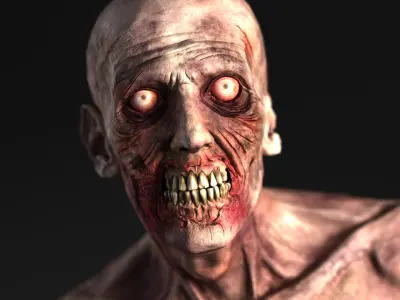 Zombie - Game Character 3D model