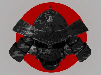 SAMURAI helmet 3D model