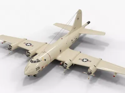 Plane 07 3D model