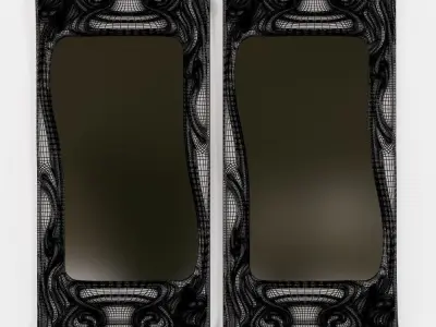 Art Nouveau Mirror 3D 3D model purchase