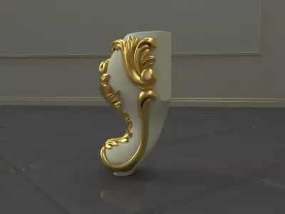 leg High quality 3d models for processing on a cnc machine 3D model