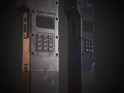 Radio Low-poly 3D model