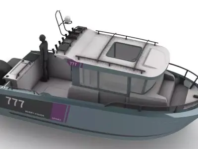 Merry Fisher 3D model