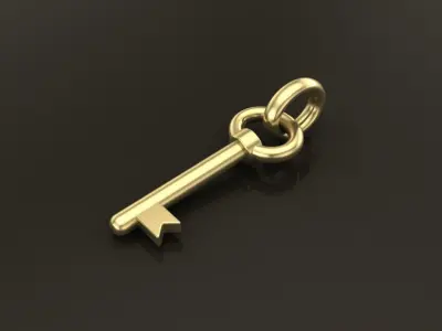Key Pendant Style 4 3D print model