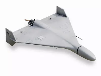 Shahed-136 Kamikaze Drone Geranium-2  Low-poly 3D model