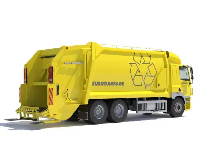 DAF CF 85 Garbage Truck 3D model