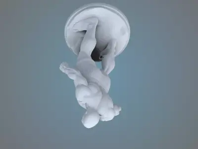 Male Athlete Sculpture PM-74 3D print model