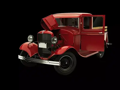 Ford model pickup Free 3D model