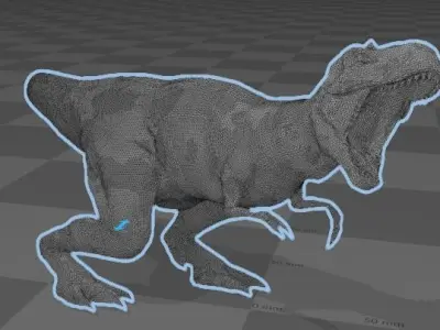 Majungasaurus t-rex 3D print model