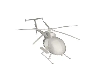 Military Helicopter concept 3D model from CGTrader
