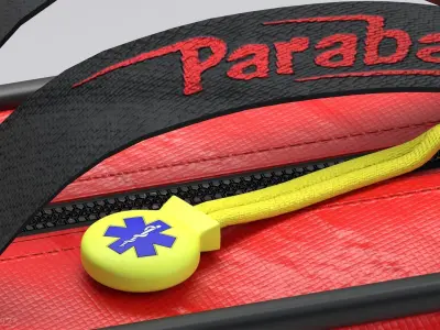 SP Parabag Decontamination Kit Low-poly 3D model
