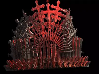 Pirate Gold Crown  3D model