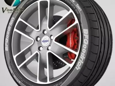 Wheel Volvo S60 1 3D model