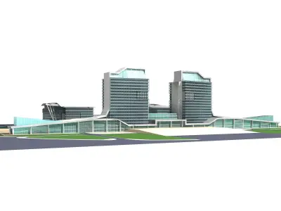 Office Building 3D model 201