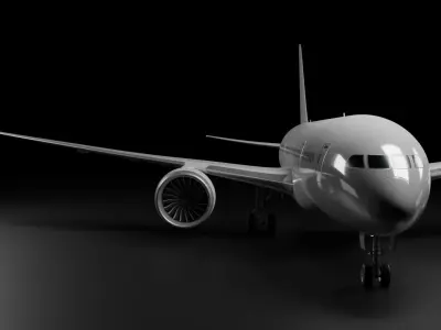Boeing 787-8 airplane plane aircraft 3D model