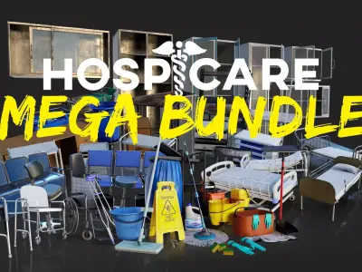 Hospicare MEGA BUNDLE 3D Model Pack