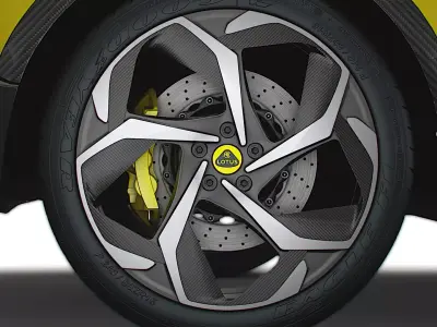 Lotus Eletre 2023 wheel 3D model