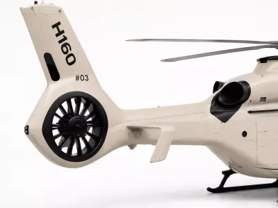 Airbus H160 Helicopter 3D model