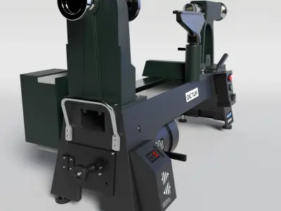 DICTUM Lathe S 175 3D model