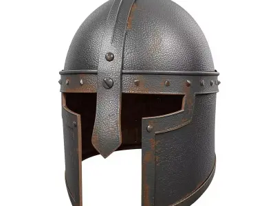 Viking Helmet 3D Model v04 Low-poly 3D model