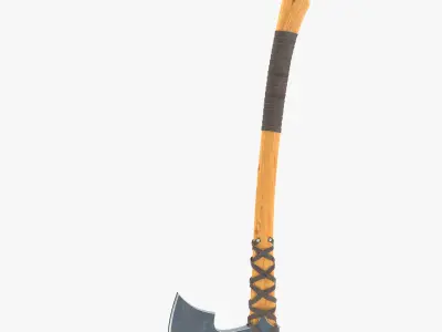 Battle ax Viking etsy 3D model