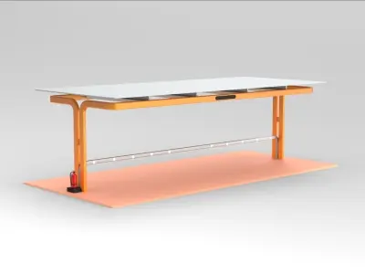 Electric Vehicle Charging Station public energy future community 3D model