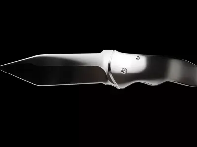 Folding Knife Low-poly 3D model get