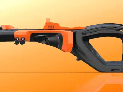 clerk 1 sci fi gun Low-poly 3D model