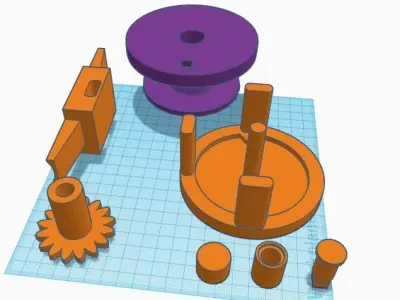 Fishing Reel 3D print model
