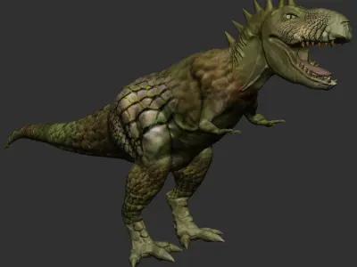 T-Rex Model dinosaur 3D model purchase
