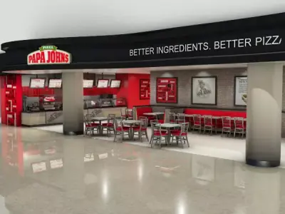 Papa Johns Restaurant 3D model