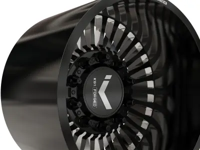 rear KG1 KD051-1 DUALLY WHEEL 3D MODEL 3D model