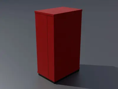 Workshop storage box large PBR 3D model