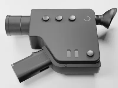 Retro Camera 3D model