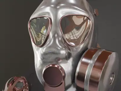 Mk Basemesh Gasmask 003 Free 3D model