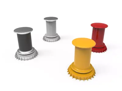capstan ship 3D model