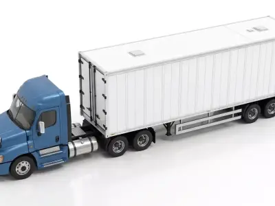 GMC Sierra 3500 HD Denali Ultimate Dually Low-poly 3D model