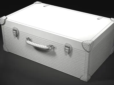 Vintage Painted Case Low-poly 3D model