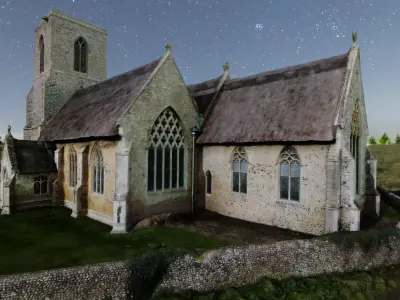 Ultra Realistic Church Scan 8K HD 3D model