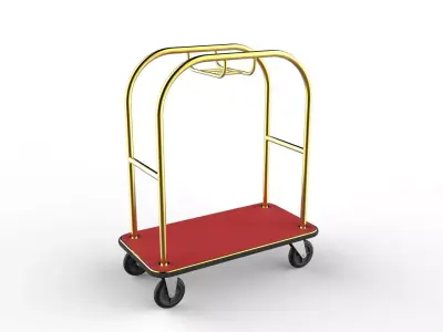 Hotel Trolley 08 3D model