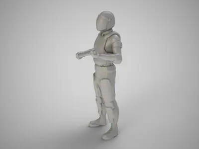 Riot Cop 3D print model